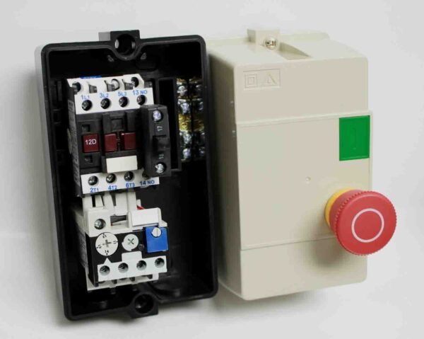 MS1-18D-SE-C-O ENCLOSED STARTER WITH START E-STOP - Trillium Controls Inc.